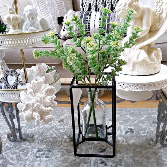 Unbranded Accents New Modern Farmhouse Glass Vase Wgreens Poshmark